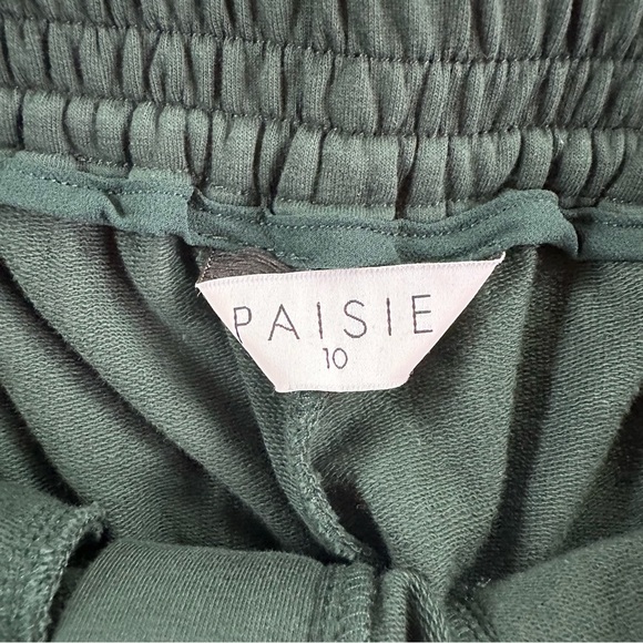 Paisie Cotton Ankle Trousers. Green. Size 6 (UK Size 10). - Picture 4 of 8